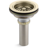 Duostrainer Sink drain and strainer with tailpiece