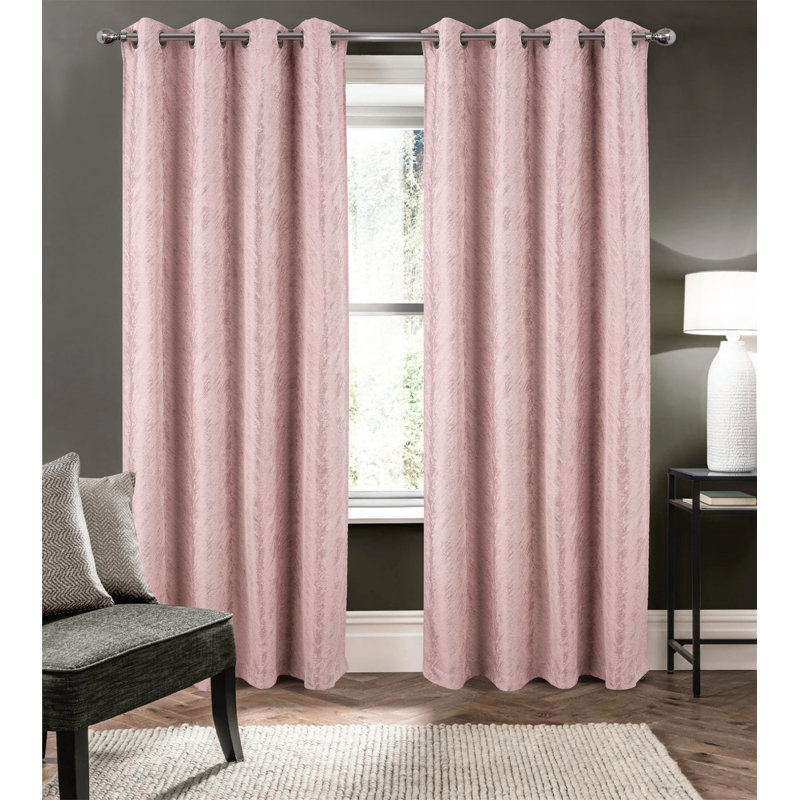 Rideau de fenêtre Vera, Rosé