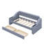 Lit de jour rembourré avec accoudoirs de rangement et port USB Lacynthia