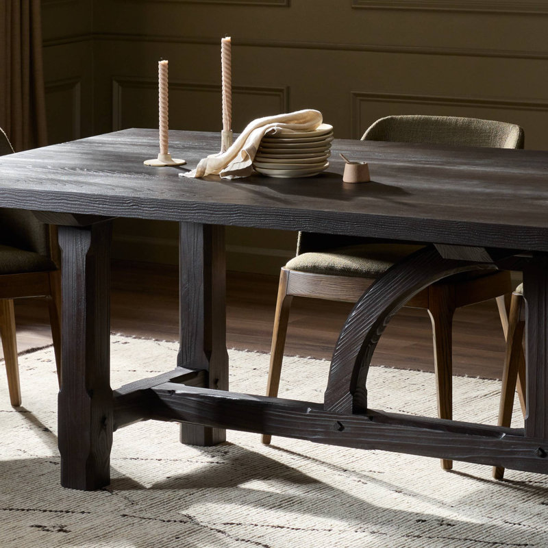 Norene Pine Wood Dining Table