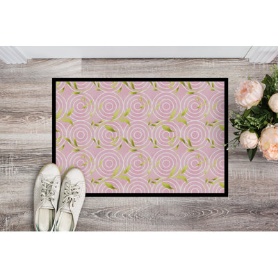Geometric Non-Slip Geometric Outdoor Doormat