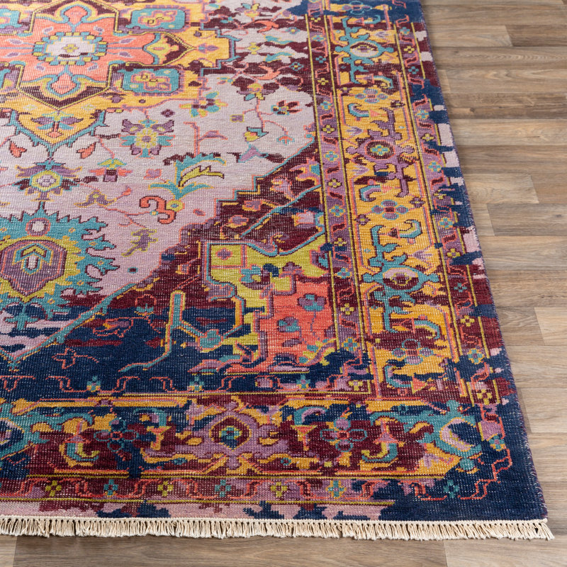Festival Wool Oriental Area Rug, Rectangle 9' x 13'