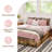 Platform Bed with Storage, 2 Large Customizable Drawers,No Box Spring Needed-33458559-33458558