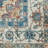 Samira Tiefi Blue Red Multi Machine Washable Traditional Medallion Indoor Area Rug, Flat Pile for Living Room & Bedroom - Blue, 3x5-717174873