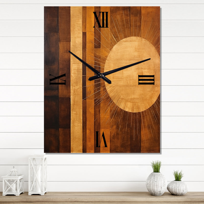 Horloge murale Brilliance Symetry III - Abstract Shapes, Petit