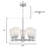 5 - Light Cylinder Chandelier