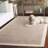Metro Hand Tufted Wool; Cotton Solid Color Indoor Rug-117794781