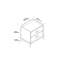 Damarion 60cm W Manufactured Wood Bedside Table
