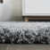 Collesse Solid Shag Gray Rug