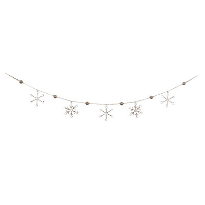 Guirlande de fantaisie 4 pi argenté