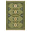 Tapis vert olive à losanges