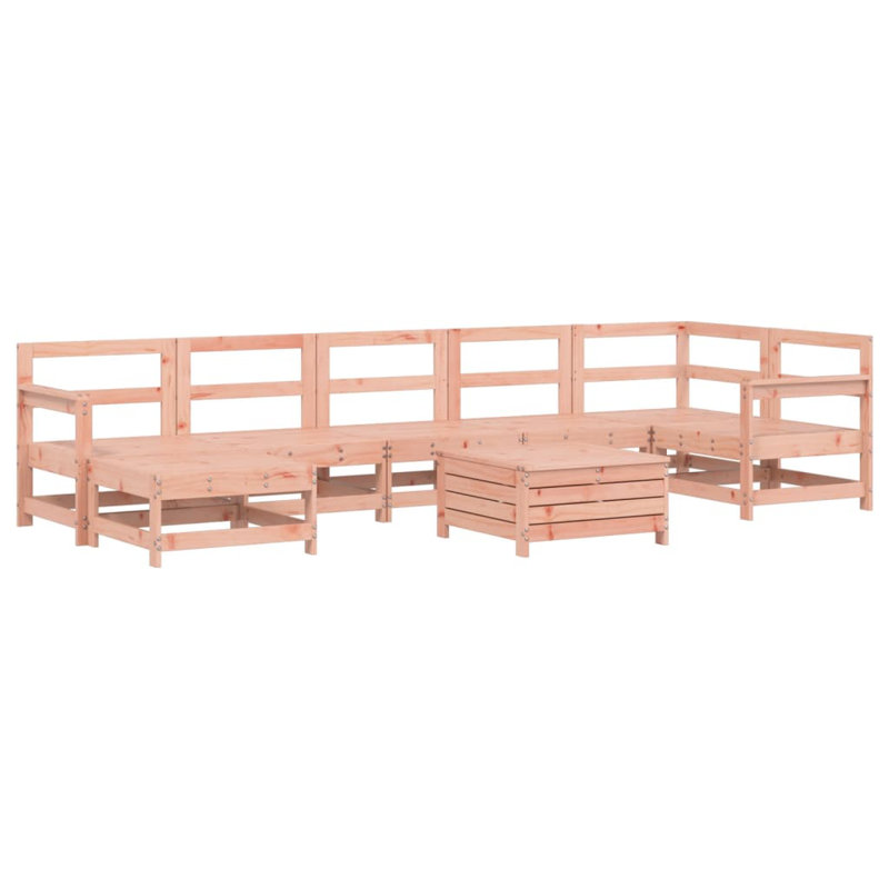 Wicker 7 - Person Garden Lounge Set
