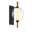 Applique murale décorative moderne de 53 cm (21 po) avec éclairage DEL intégré, 3 CCT et intensité variable-896134239