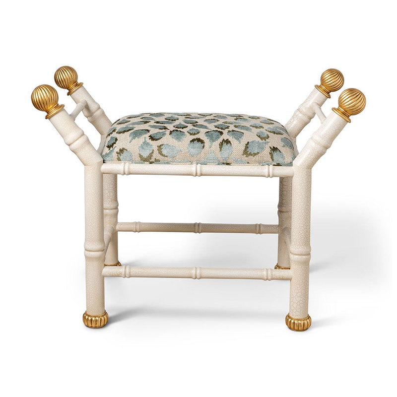 Banc Boca Ocelot, White, Celadon