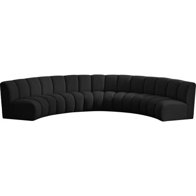 Izen Upholstered Curved Sectional Symmetrical