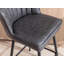 Tabouret de bar rembourré avec repose-pieds-105845133