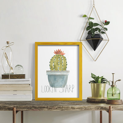 Sedona Punny Plant II encadrée sur papier