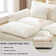Praylow 120” Comfy Cloud Couch U Shaped Sectional Sofa with Two Ottomans