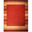 Handloomed Red Gabbeh Tribal Wool Area Rug-2029198069