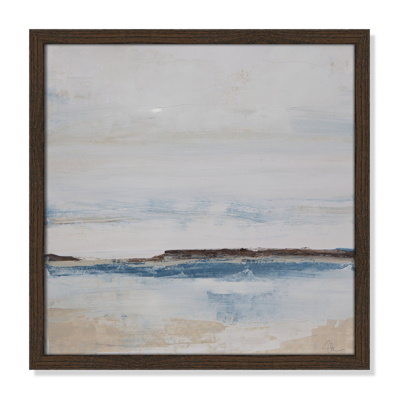 «Walk with Me» par Casa Fine Arts, H 17 po x l 17 po x P 0,75 po, Cadre photo noyer