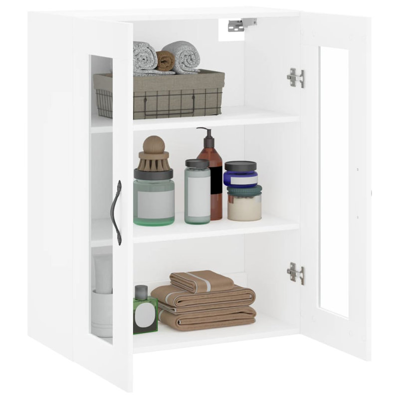 Aliasa 69.5mm W 90mm H Surface Framed Medicine Cabinet Mirror, White