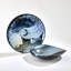 Obsidian Folded Plate-Metallic Black