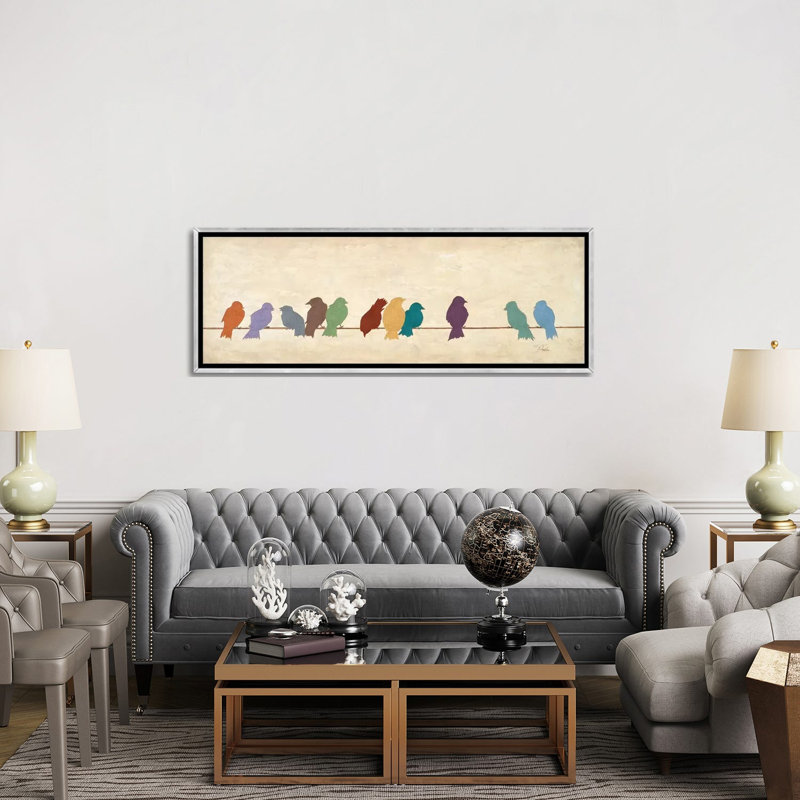 Reproduction d’art en couleurs assorties par Patricia Pinto-impression panoramique, H 60 po x l 20 po x P 1,5 po