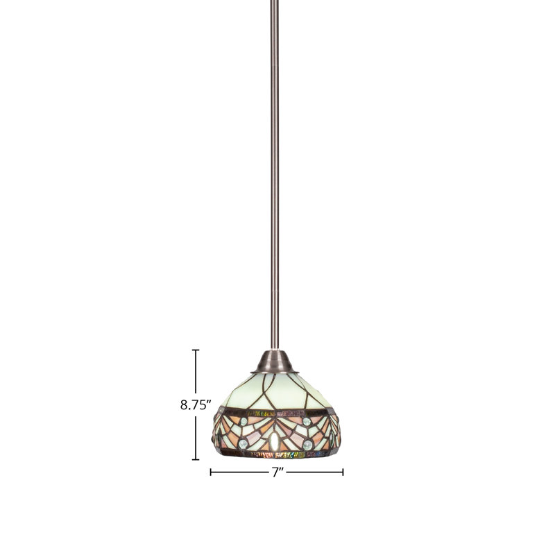 Mini-luminaire suspendu 1 lumière Sloat