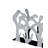 Mediterraneo Stainless Steel (18/10) No Mounting / Installation Required Napkin Holder-2872319