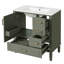 Meuble-lavabo 30 po avec lavabo en céramique-554210647
