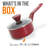 Saucepan Pot With Lid - Non-Stick High-Qualified Kitchen Cookware With See-Through Tempered Glass Lids, 2 QT. (Works With Model: NCCWA13BR)-99987198
