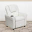 Contemporary Kids Recliner with Cup Holder and Headrest-912585453