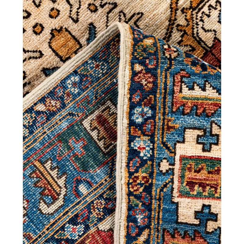 Serapi One-of-a-Kind 4' 1" X 5' 11" Hand Knotted Area Rug