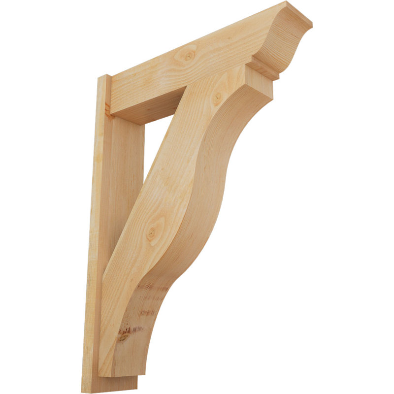 Persienne Funston traditionnelle, Sapin Douglas de 8 po (sciage brut), P 32 po x H 44 po