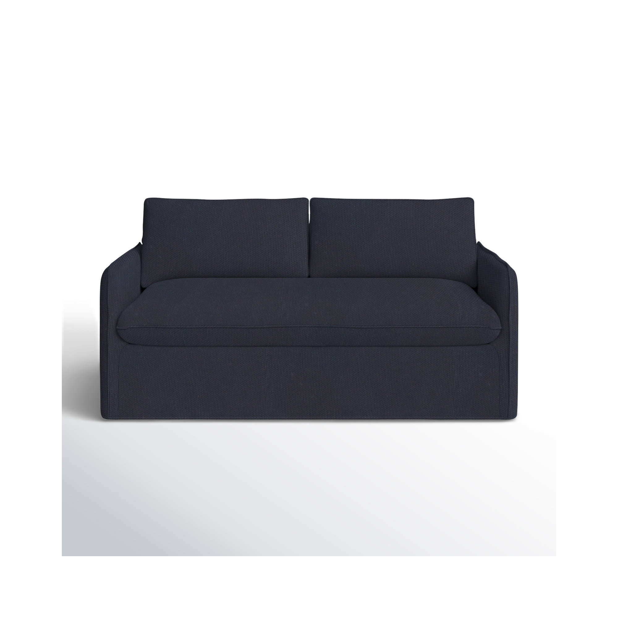 Bellatrix 72'' Upholstered Loveseat, Bayou Midnight Canvas