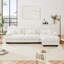 Canapé 2 places avec repose-pieds Chenille-1623384574-1630461298