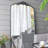 66" X 36" Full Length Mirror, Arched Mirror Hanging Or Leaning Against Wall, Large Black Mirror For Living Room, Mirror