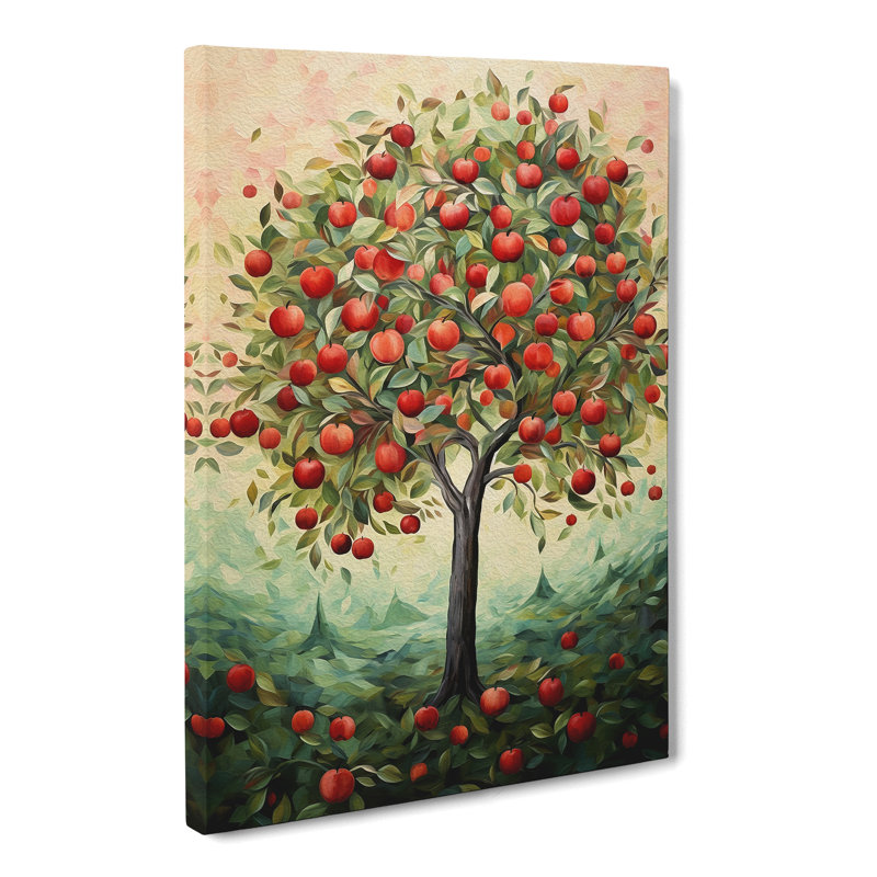 Apple Tree Orphism - No Frame Print, 76cm H x 50cm W x 3cm D