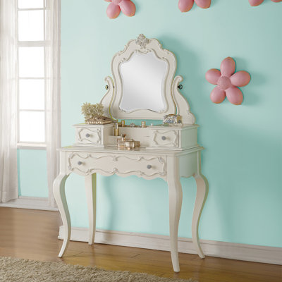 VANITY DESK W/MIRROR