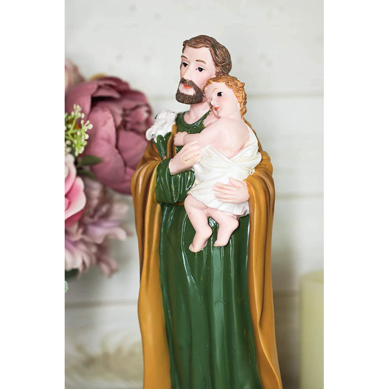 Figurine Dyanara Saint Joseph avec l'enfant Jésus
