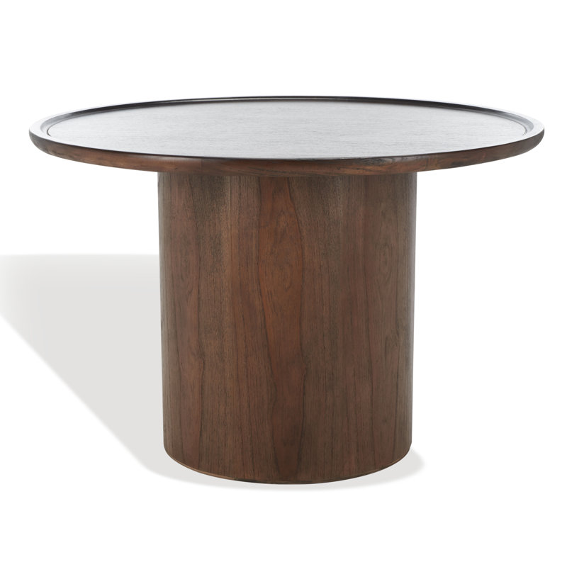Acadia 46" Pedestal Dining Table, Walnut