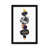 Black Floater Framed