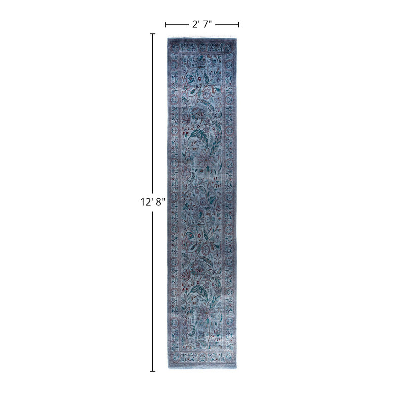Eila One-of-a-Kind 2' 7" X 12' 8" Hand Knotted Area Rug