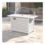 Table de foyer d'extérieur en acier au propane / gaz naturel H 24 po avec couvercle-1551471648