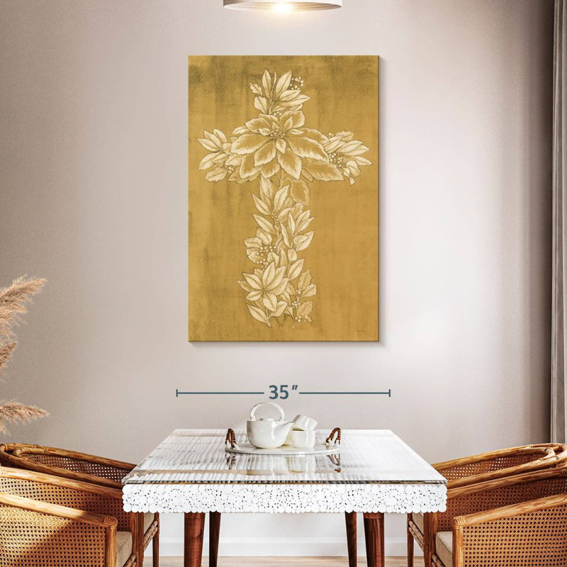 Adella Holiday Cross I, 48" H x 32" W