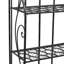 Étagère de boulanger décorative noire