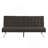 Wood Frame,Stainless Leg,Futon,Sofa Bed Espresso