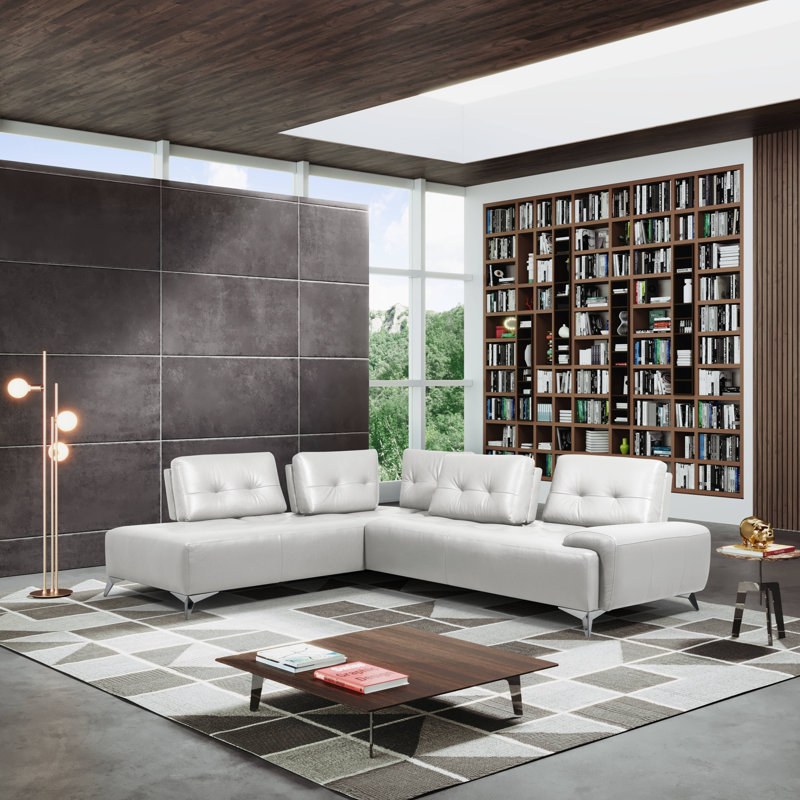 Canapé modulaire en cuir Pearl