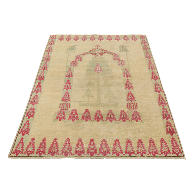 One-of-a-Kind 3'9x5'4 Hand Knotted Area Rug