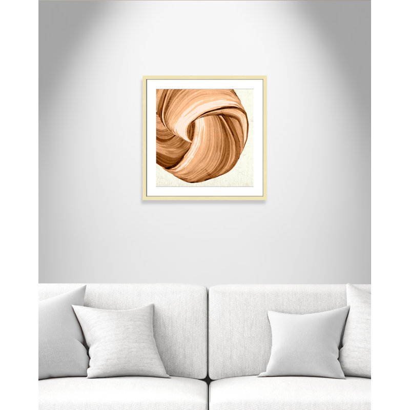 Orange Tango II imprimé par , 23.5'' W x 23.5'' H, Matted Print, Or mat